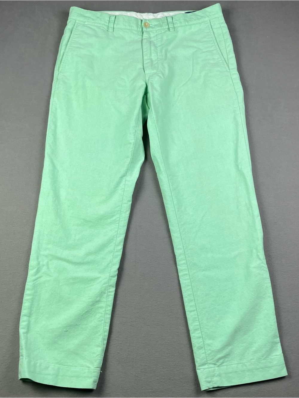Polo Ralph Lauren Men’s Chino Pants Size 33x30 Mint Green Slim Fit Preppy